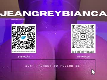 Бесплатный порно видеочат с девушкой JeanGreyBianca (Bian